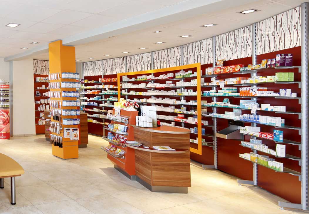 Shoptec Kör keresztmetszetű üzletberendezési polcrendszer