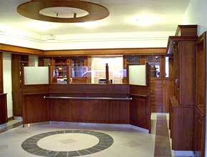 Shoptec Huwil fiókrendszerre épülő officina üzletberendezés